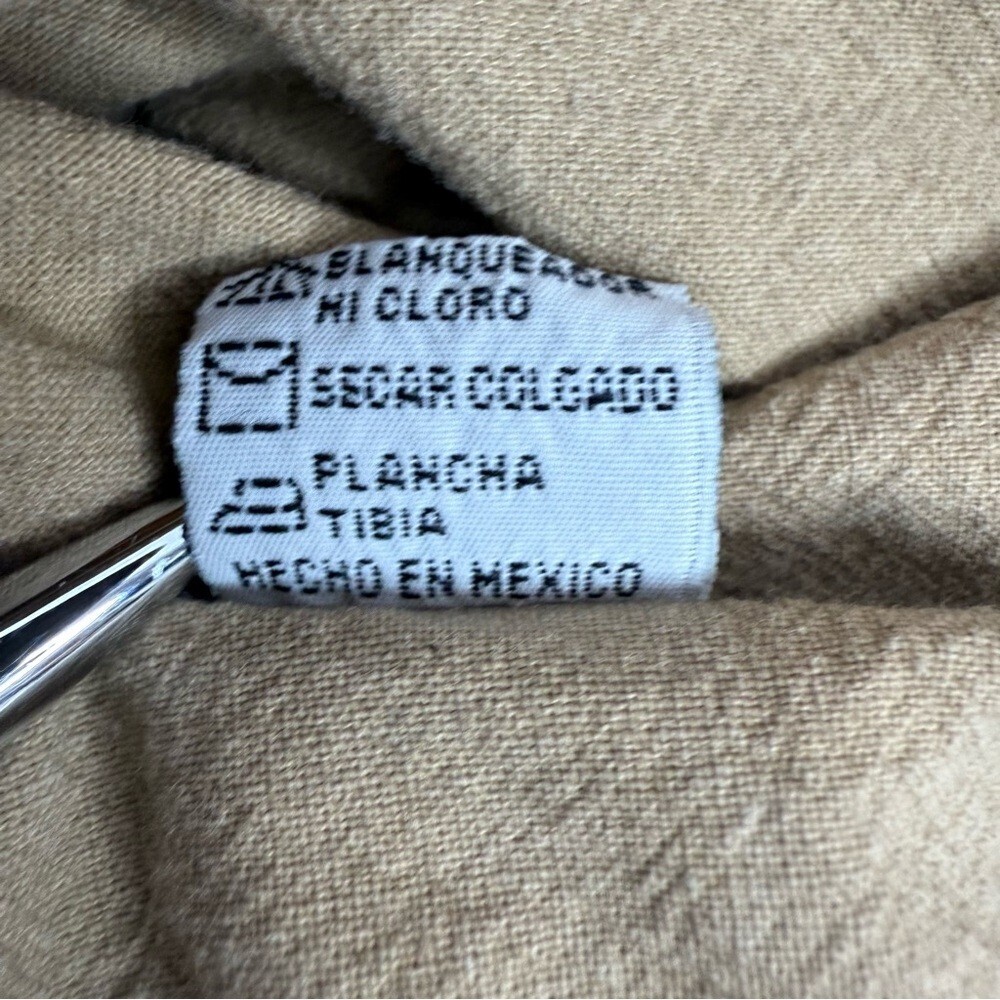 Los algodones b.c Mexico sweater hoodie Beige Mexico Graphic Zip-Up Hoodie - Picture 12 of 13